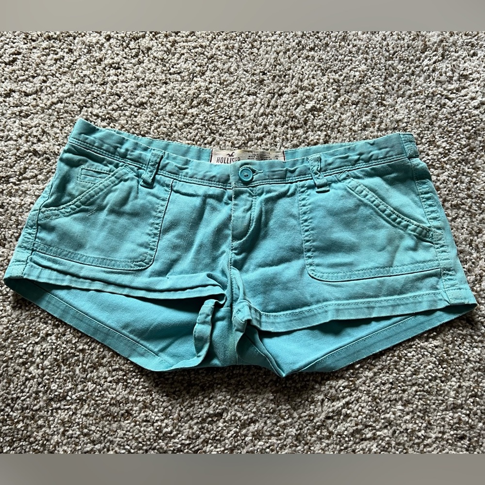 blue jean shorts